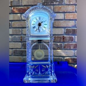 GODINGER Crystal Legends Pendulum Grandfather Vintage Clock Taiwan